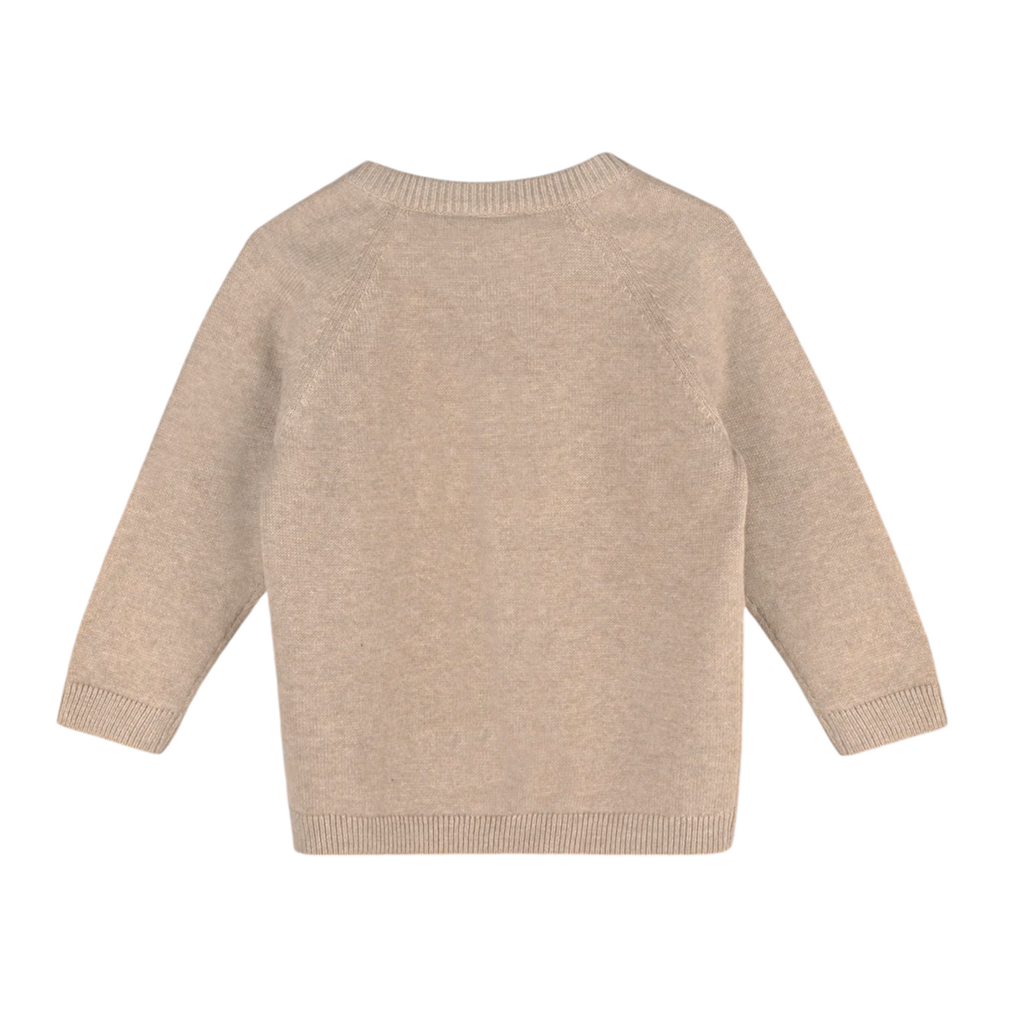 Viverano Organics Teddy Bear Applique Raglan Pullover Sweater