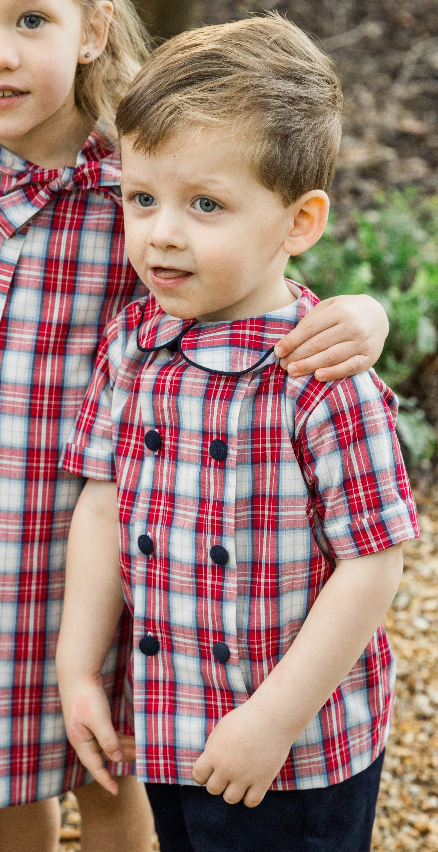 Bailey Boys Cranberry Dressy Short Set