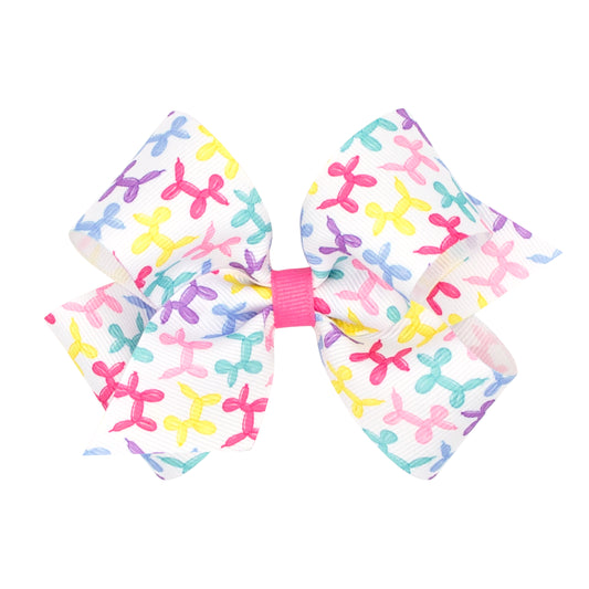 Wee Ones Medium Birthday-themed Grosgrain Hair Bow