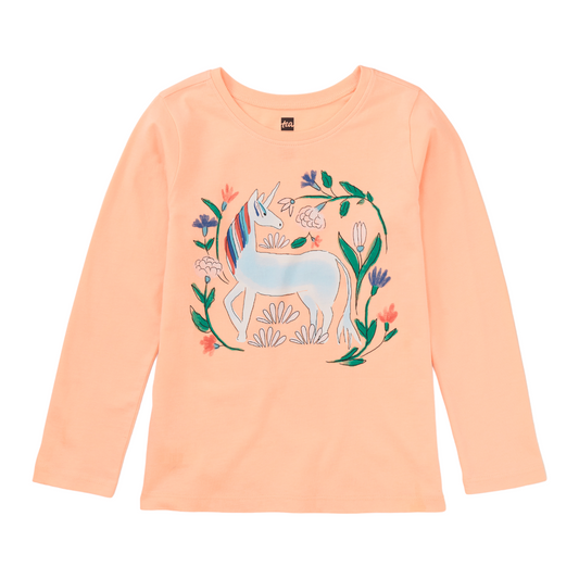 Tea Unicorn Garden Graphic Tee