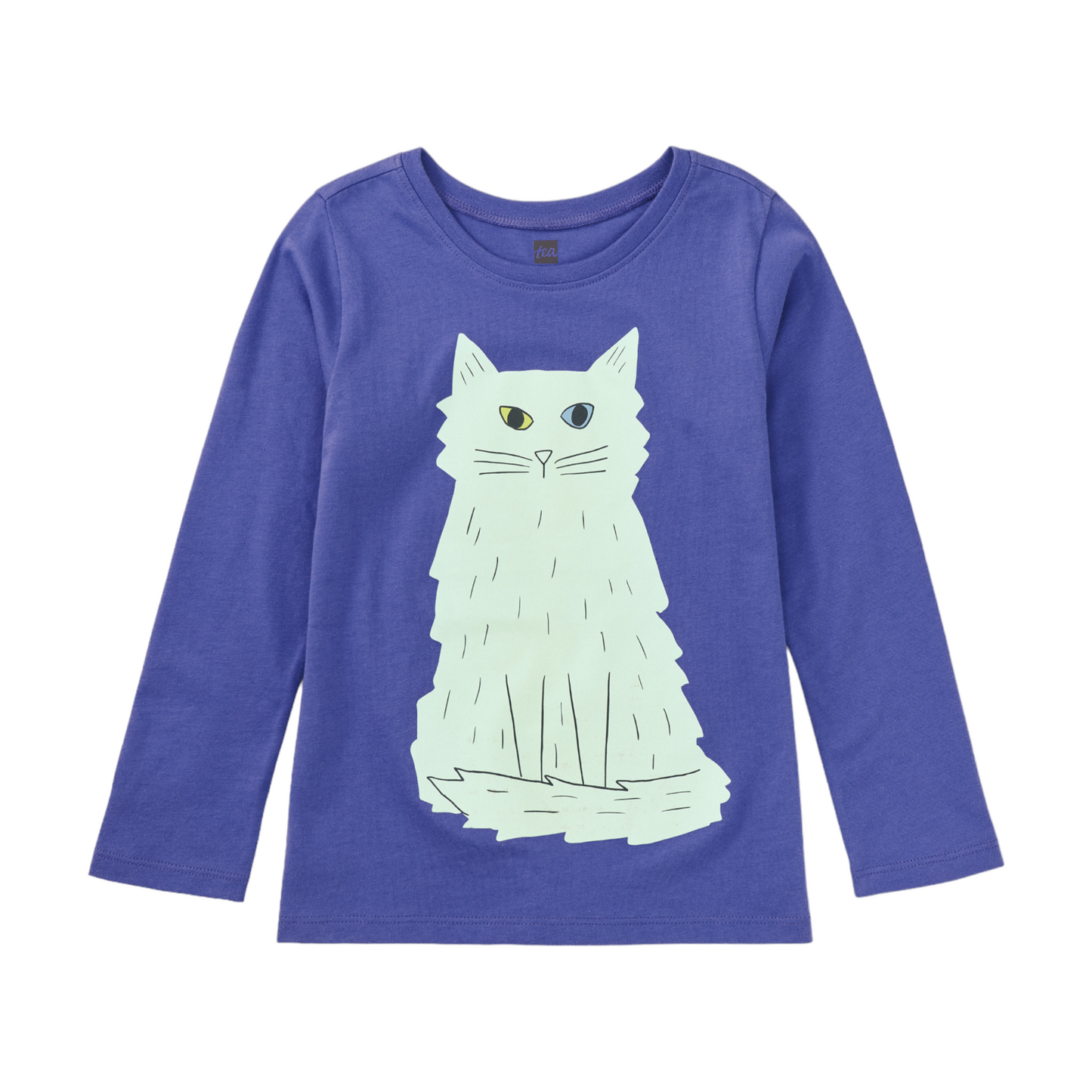 Tea Lake Van Cat Glow Graphic Tee