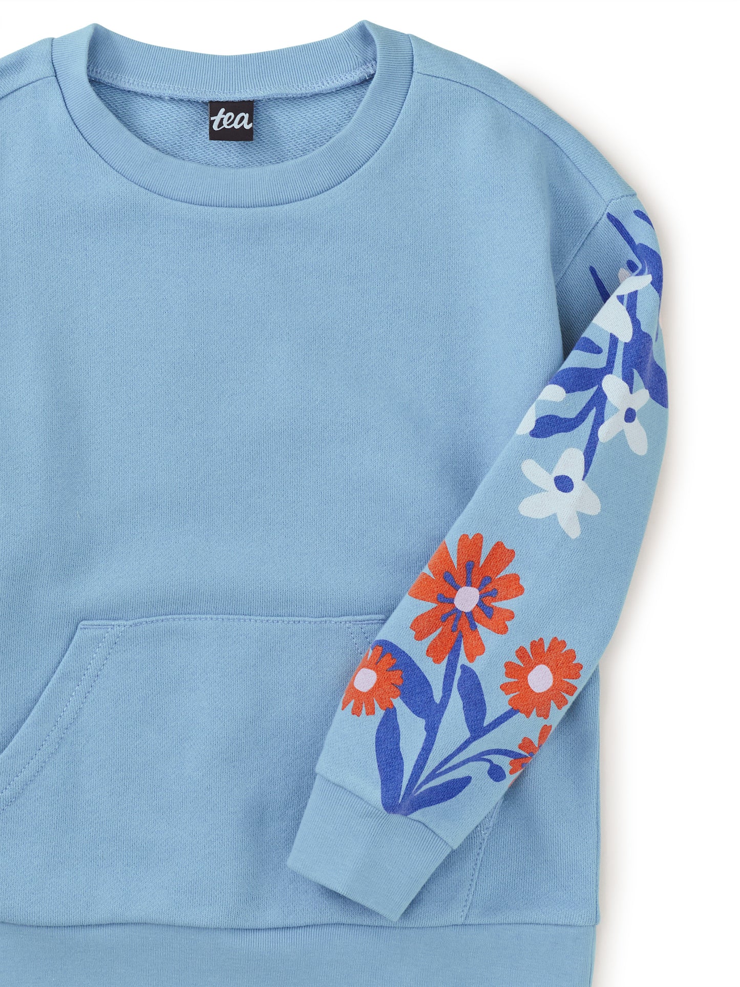 Tea Floral Sleeve Kanga Popover