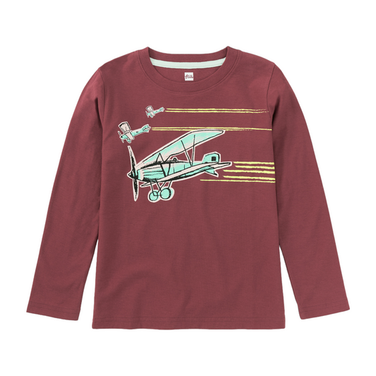 Tea Airplane Trio Graphic Tee