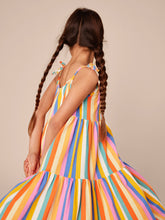 Load image into Gallery viewer, Tea Tie Shoulder Tiered Dress