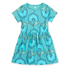 Load image into Gallery viewer, Tea Short Sleeve Twirl Dress
