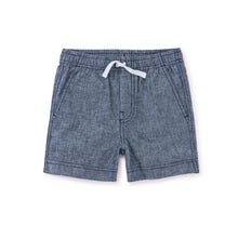 Load image into Gallery viewer, Tea Chambray Sport Shorts
