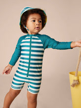 Load image into Gallery viewer, Tea Rashguard Baby Swimsuit