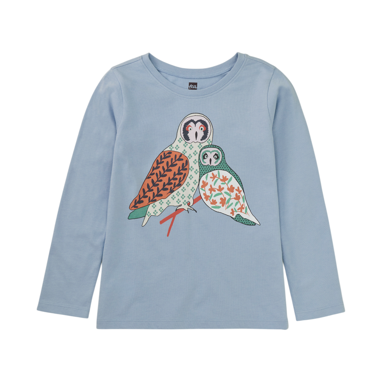 Tea Tiled Owls Graphic Tee