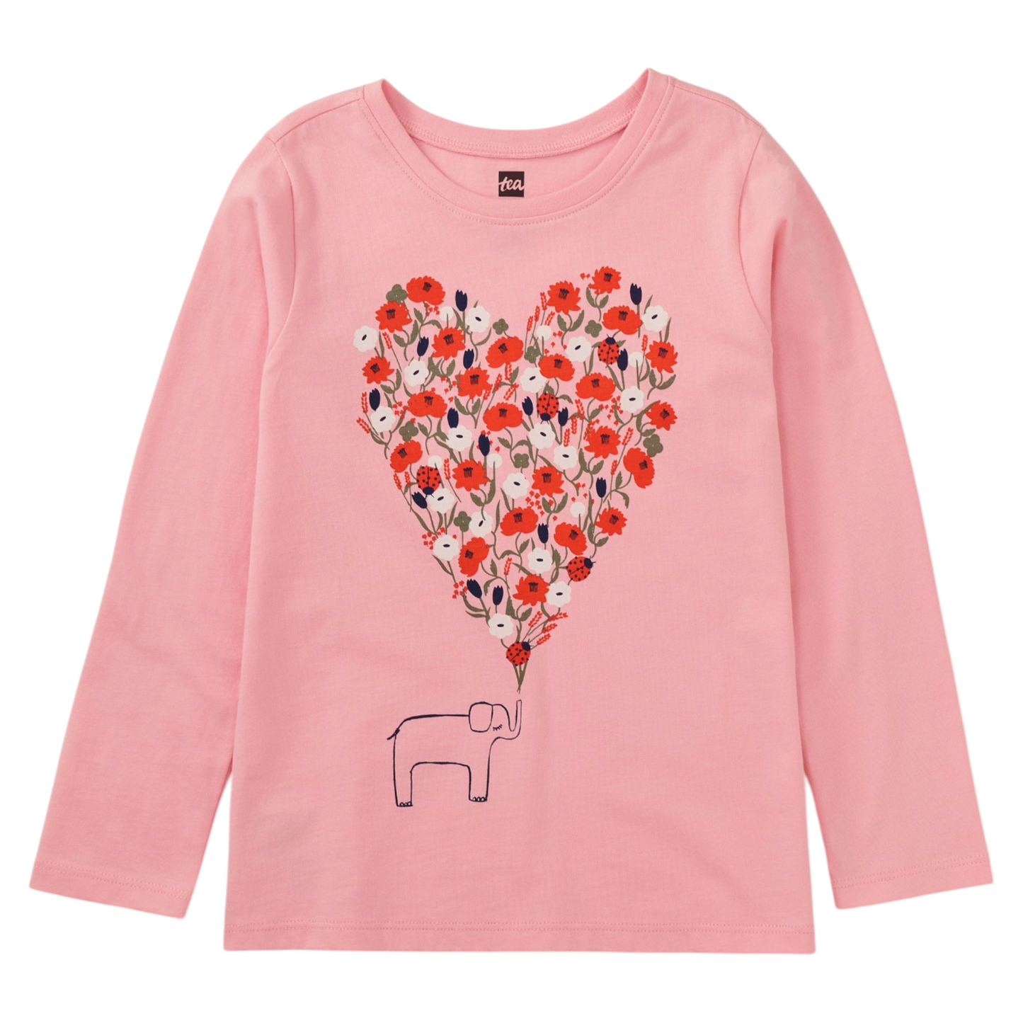 Tea Elephant Heart Graphic Tee