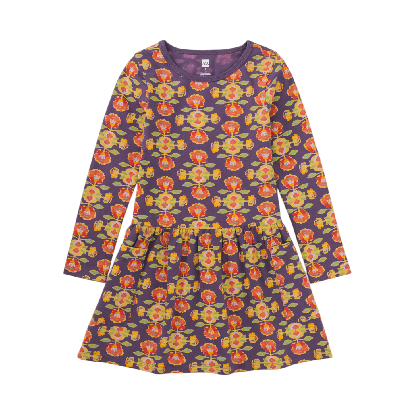 Tea LS Pocket Dress