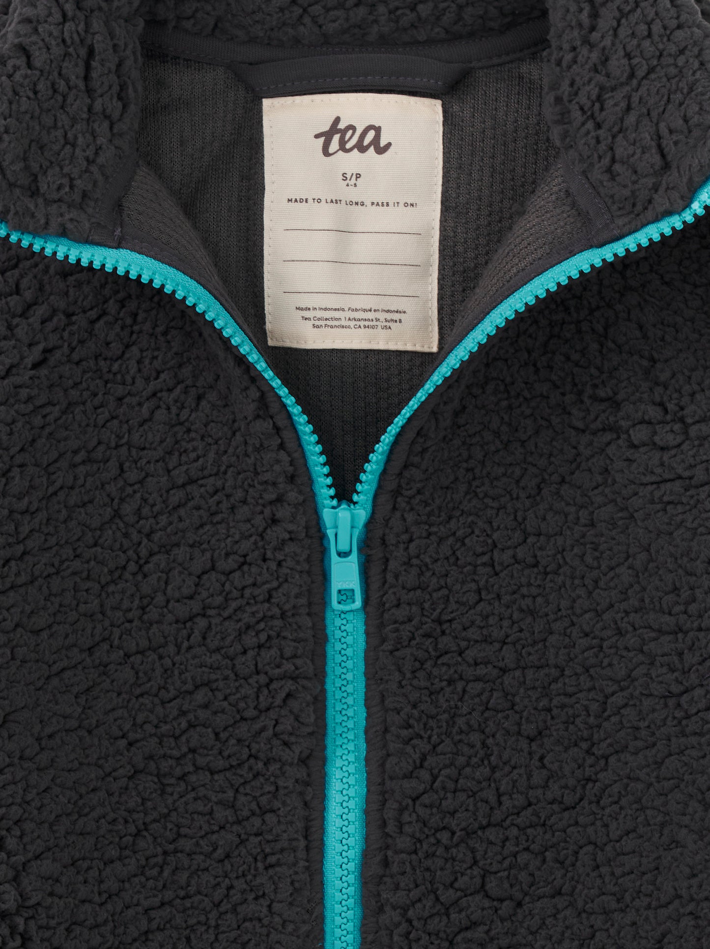 Tea Teddy Fleece Zip Up Jacket