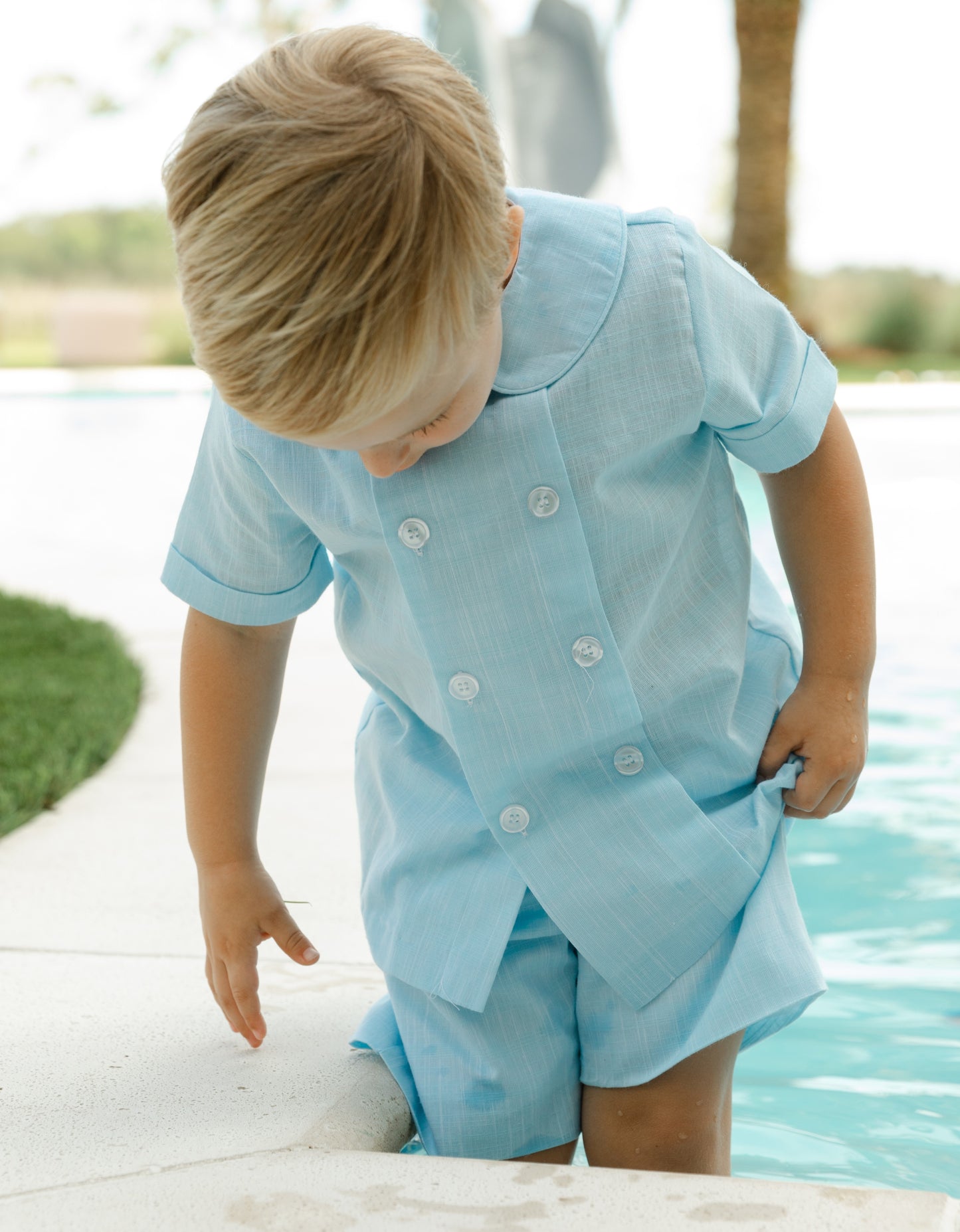 Bailey Boys Cambric Dressy Short Set