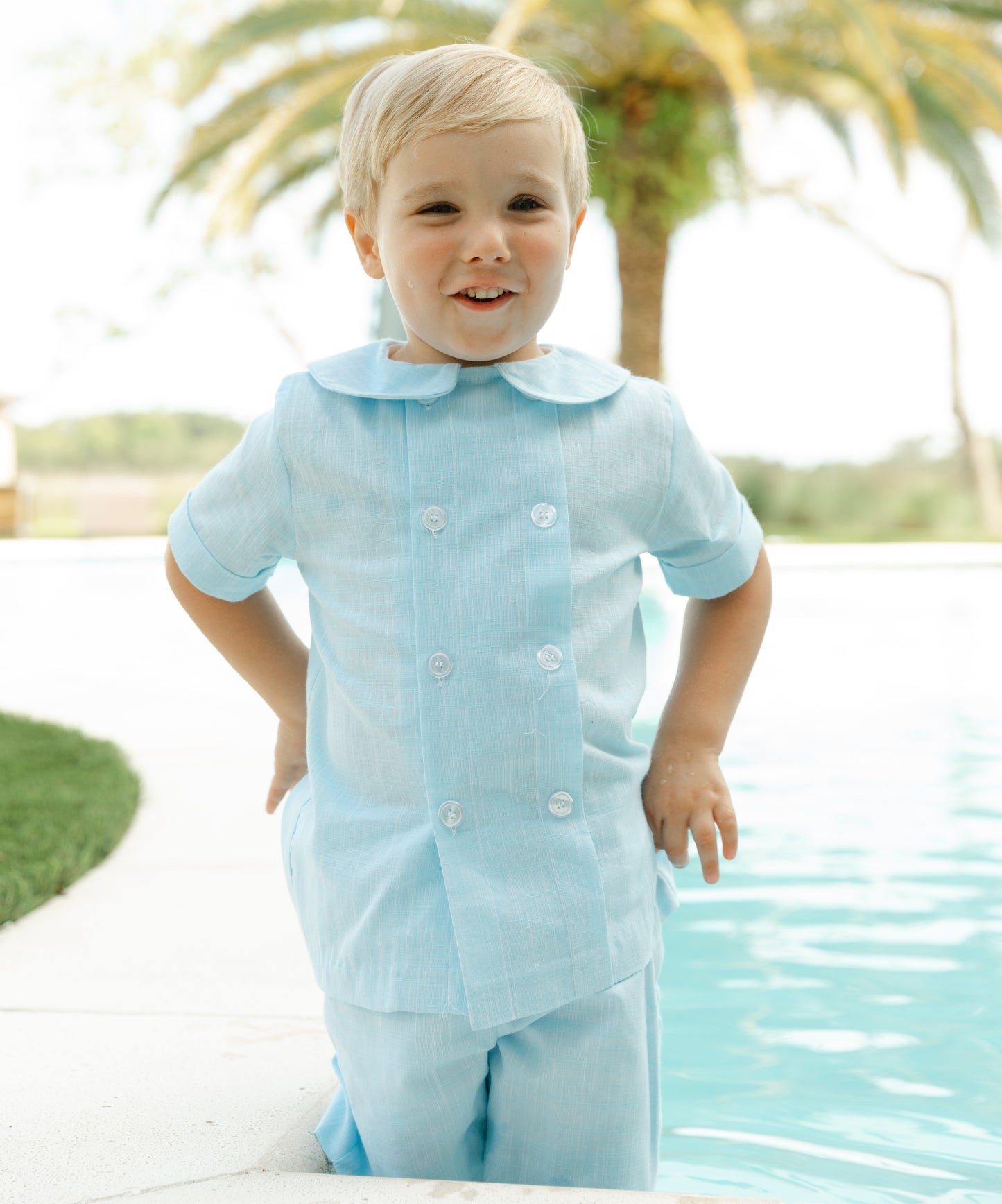 Bailey Boys Cambric Dressy Short Set