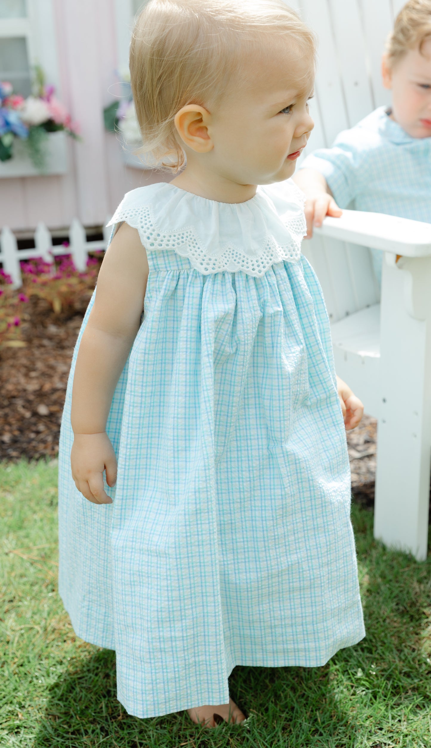 Bailey Boys Laurel Seersucker Float Dress