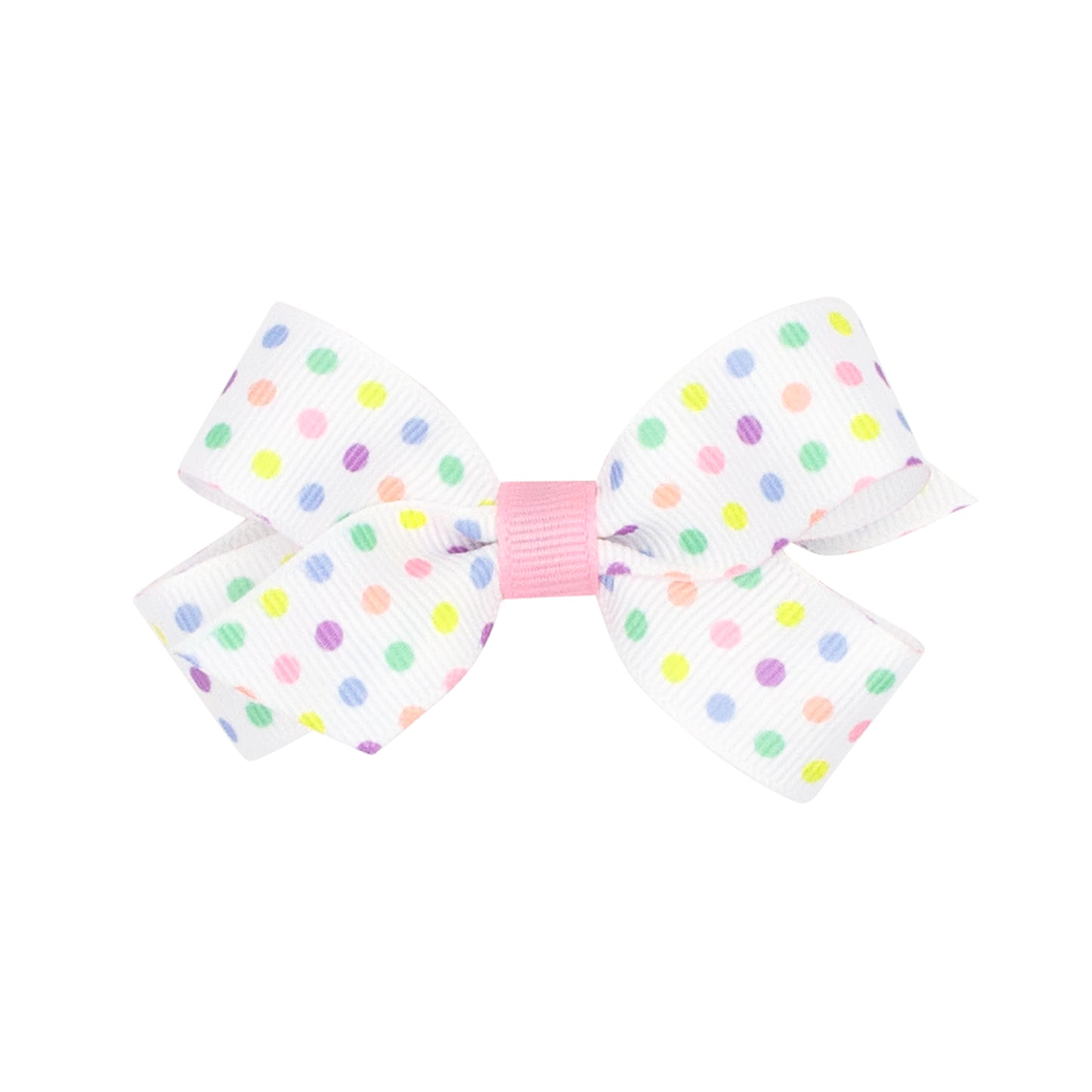 Wee Ones Mini Easter Print Grosgrain Hair Bow