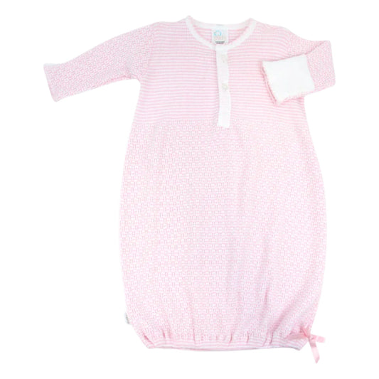Paty, Inc. Knit Placket Gown
