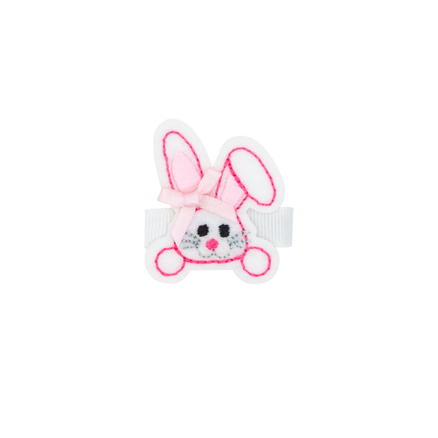 Wee Ones Easter Bunny Embroidered Felt Stacker Clip