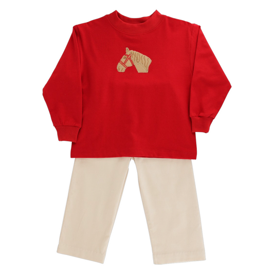 Bailey Boys Pony Pals Pant Set