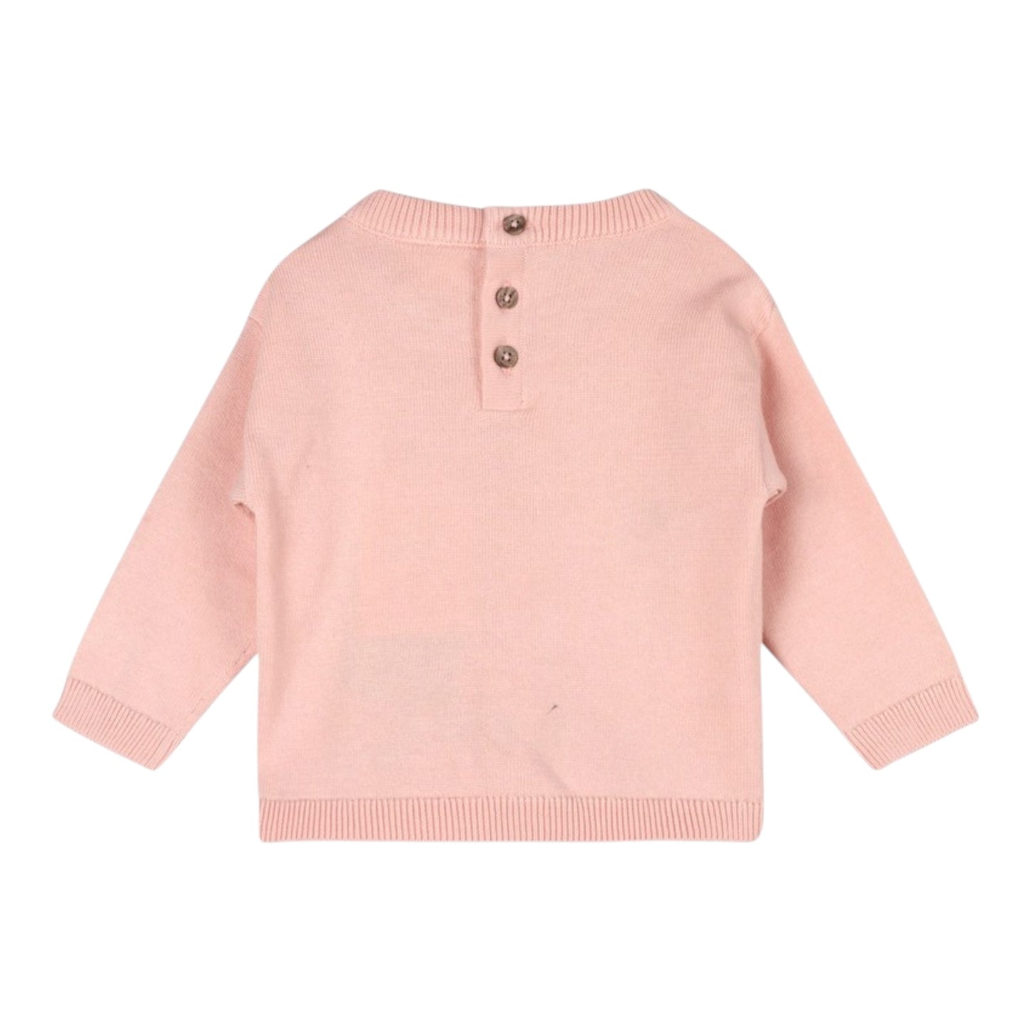 Viverano Organics Farm Windmill Applique Knit Sweater