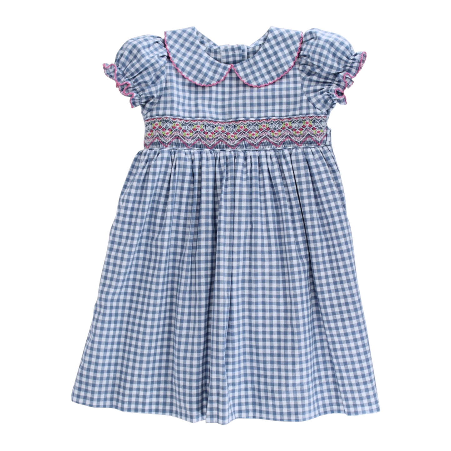Bailey Boys Gingham Geometric Dress