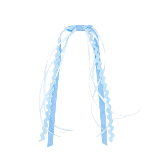 Wee Ones Grosgrain and Ric-Rac Ribbon Streamer Hair Clip