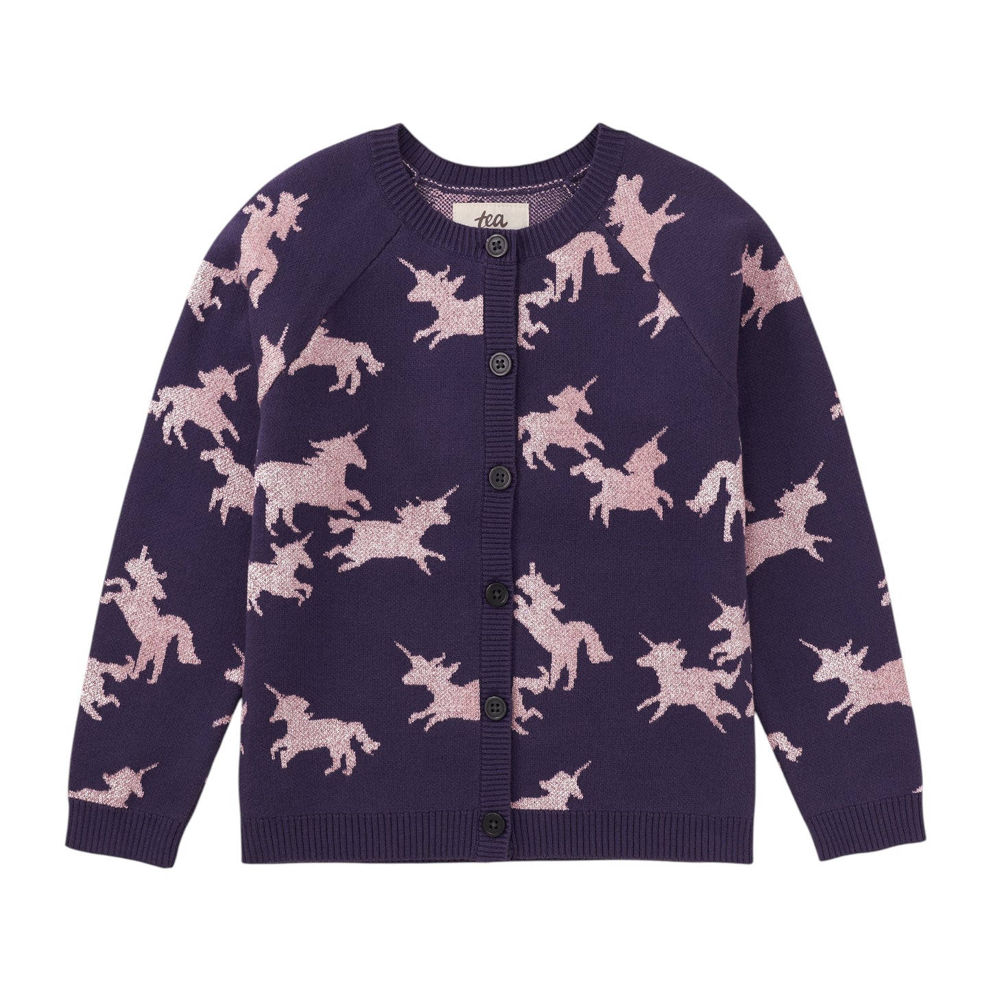 Tea Sparkly Unicorn Cardigan