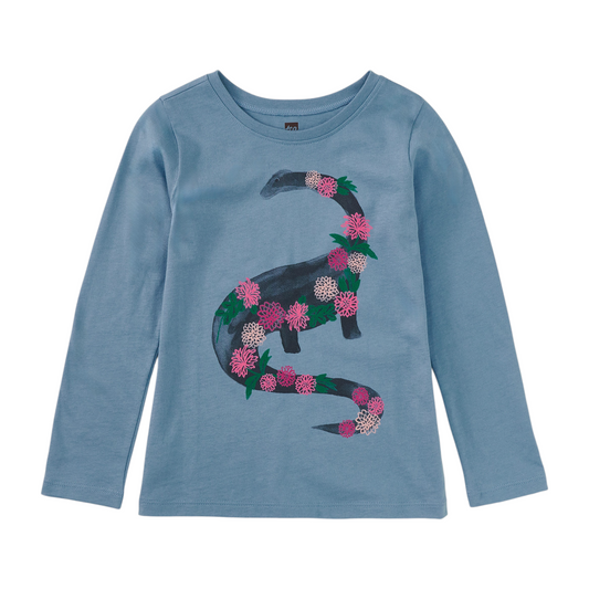 Tea Dino Bouquet Graphic T-Shirt