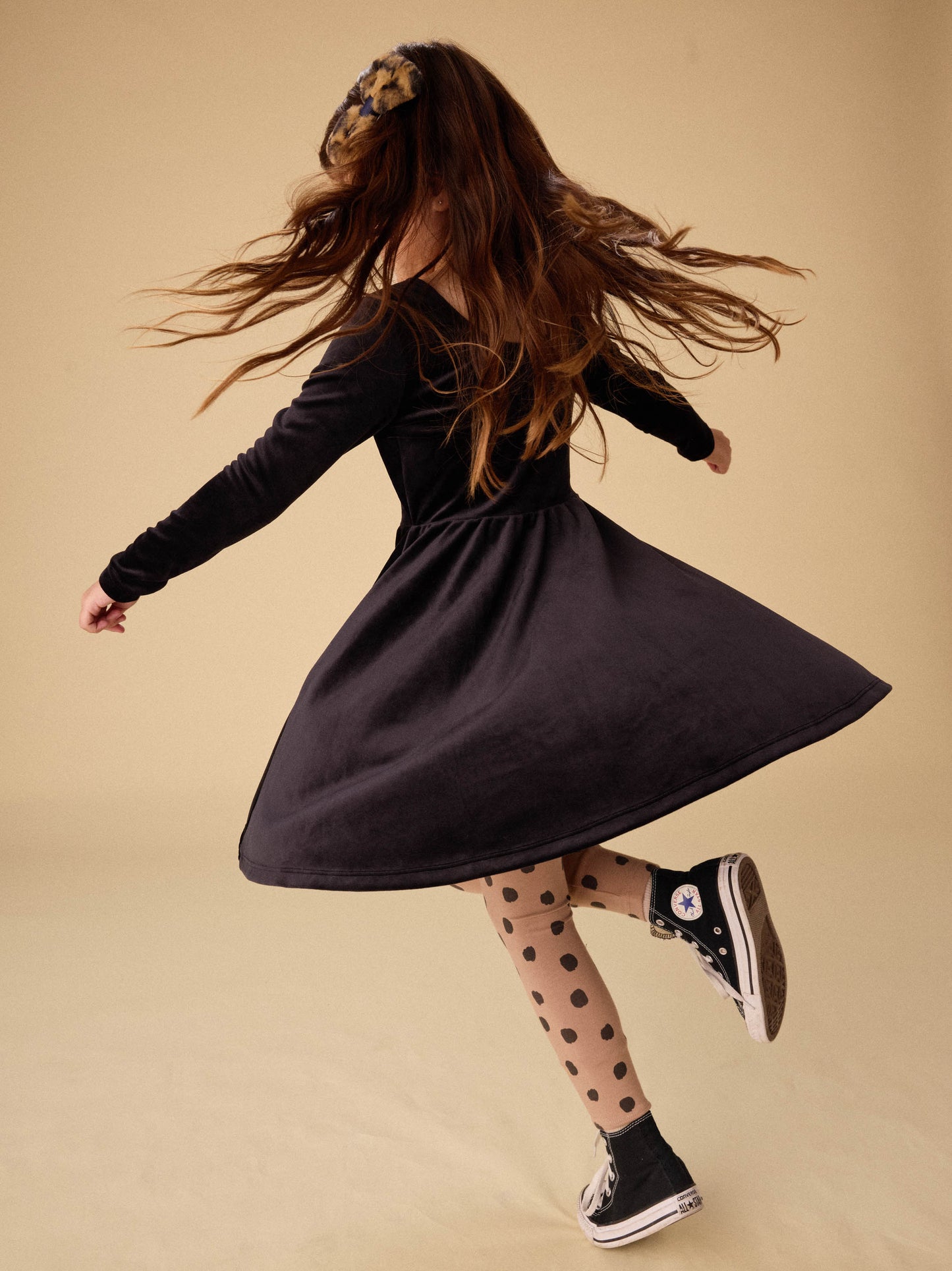 Tea Velour Ballet Dress