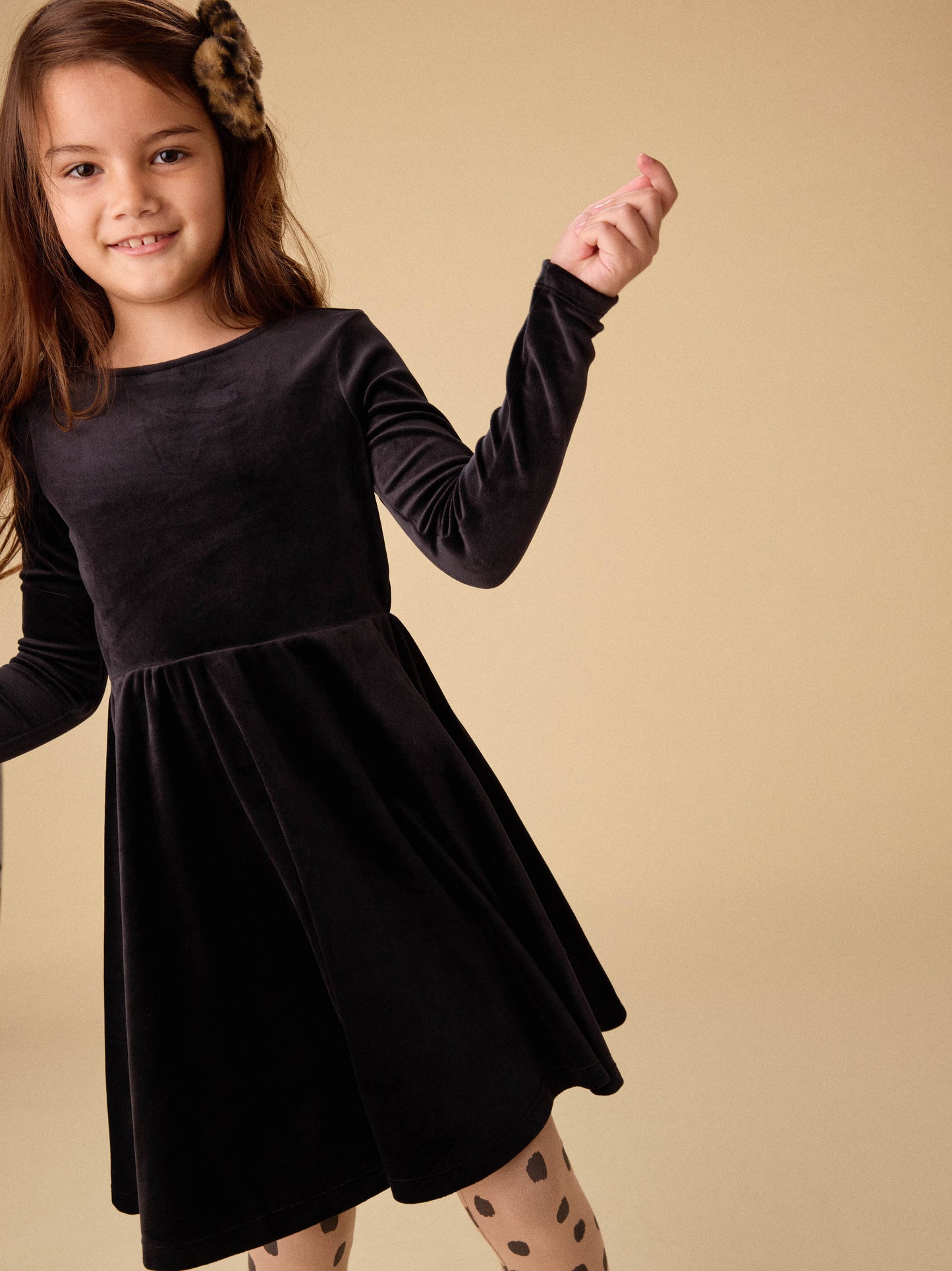 Tea Velour Ballet Dress