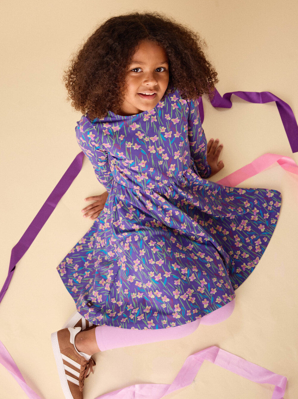 Tea Perfume Jasmine Printed Ballet Dress