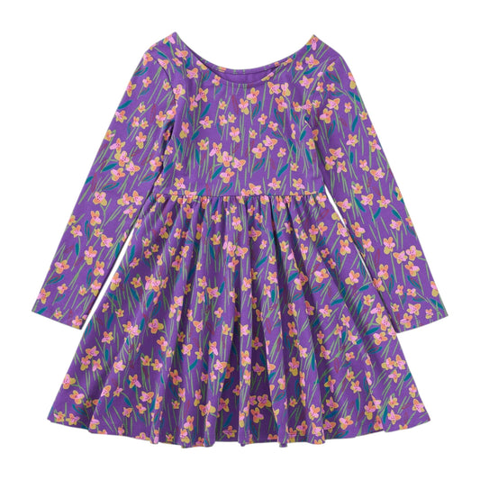 Tea Perfume Jasmine Printed Ballet Dress