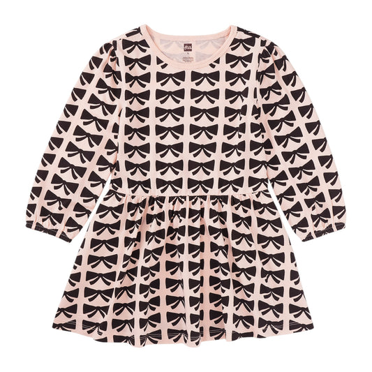 Tea Blouson Sleeve Pocket Dress