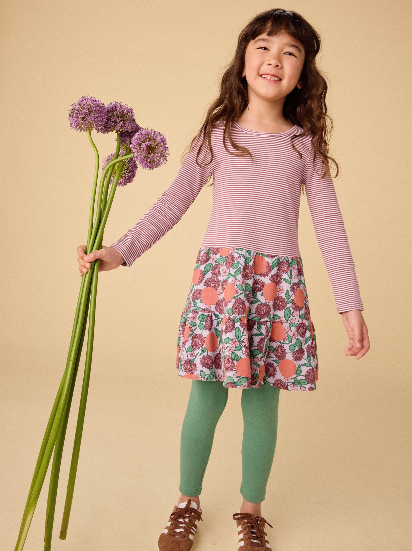 Tea Tiered Skirted Twirl Dress