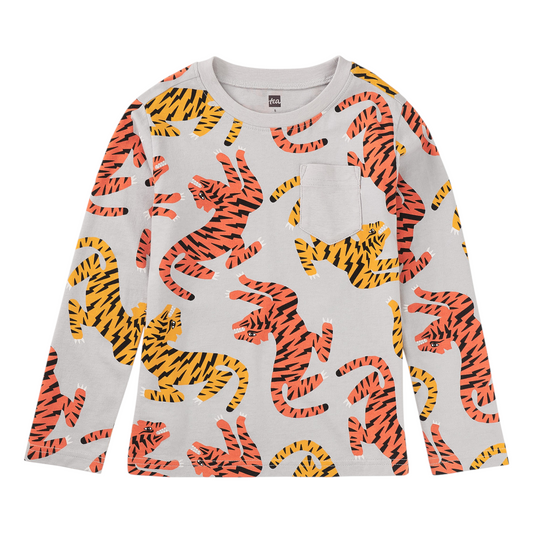 Tea Printed Pocket Tee