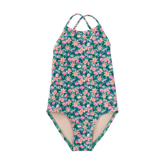 Tea Cross Back One-Piece Swimsuit