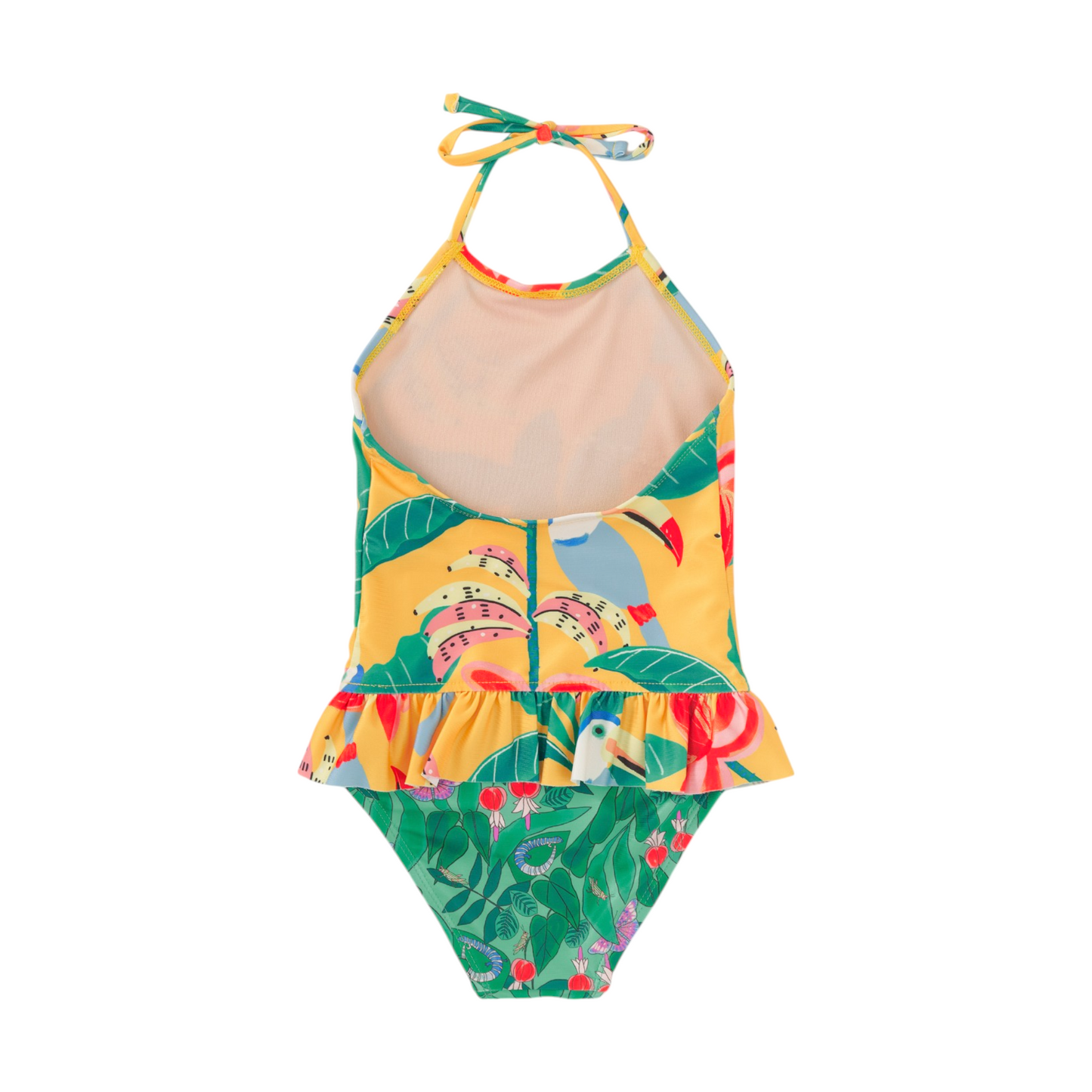 Tea Peplum One-Piece Swimsuit