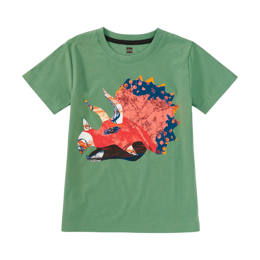 Tea Triceratops Graphic T-shirt