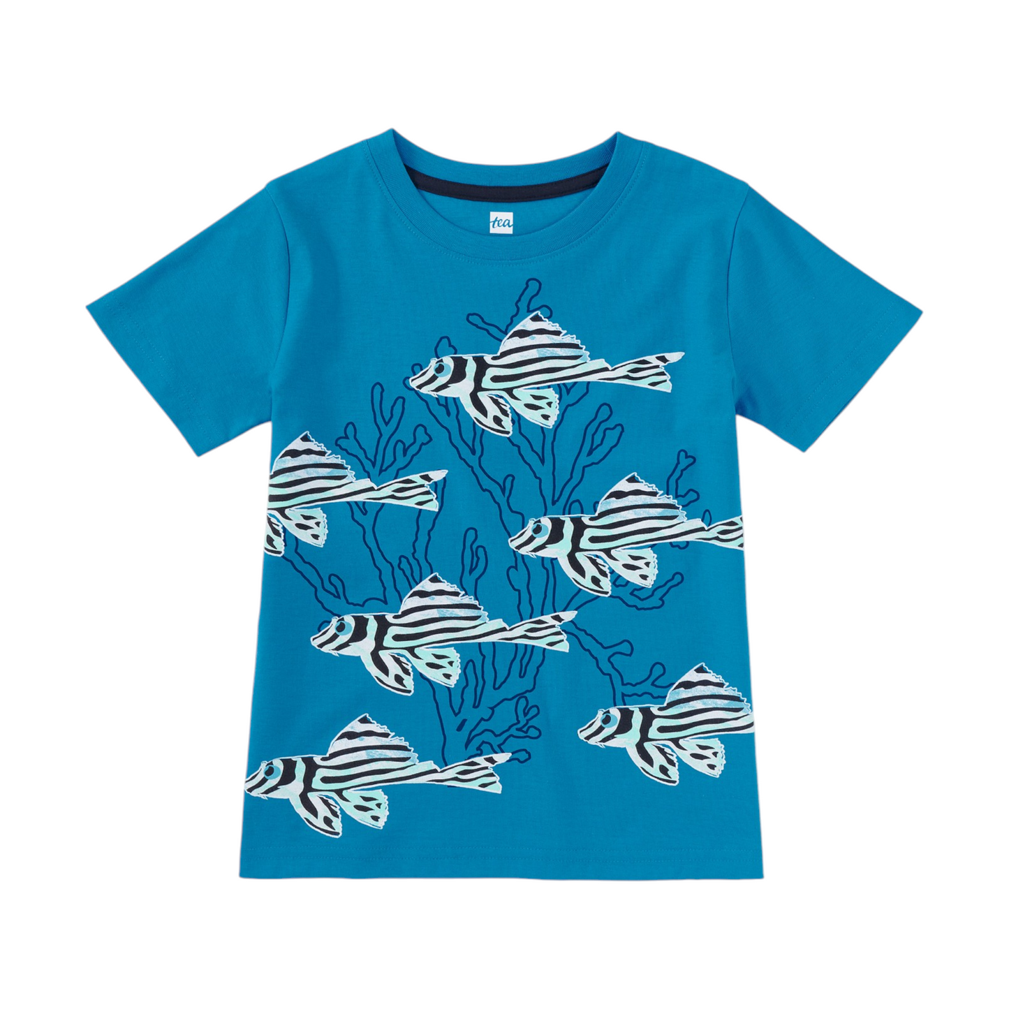 Tea Zebrafish Graphic T-shirt