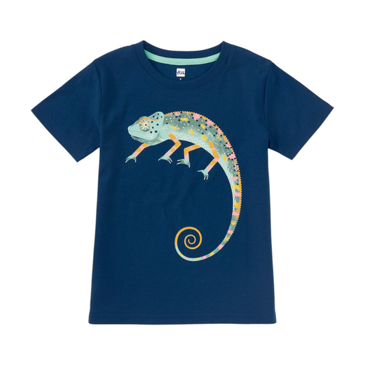 Tea Cool Chameleon Graphic T-shirt