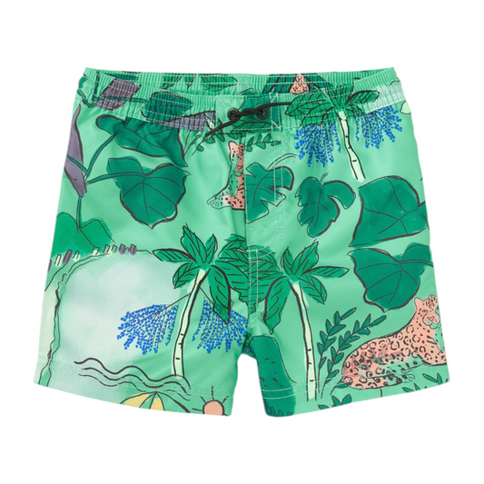 Tea Rio Animal Scenic Shortie Swim Trunks