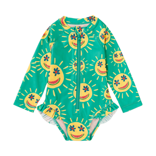 Tea Rash Guard Baby Swimsuit