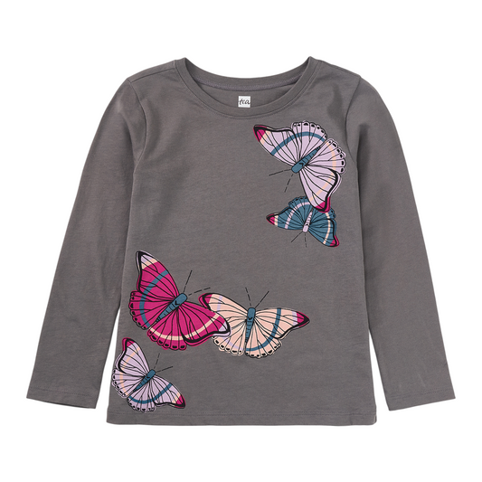 Tea Collection Butterflies Graphic T-Shirt