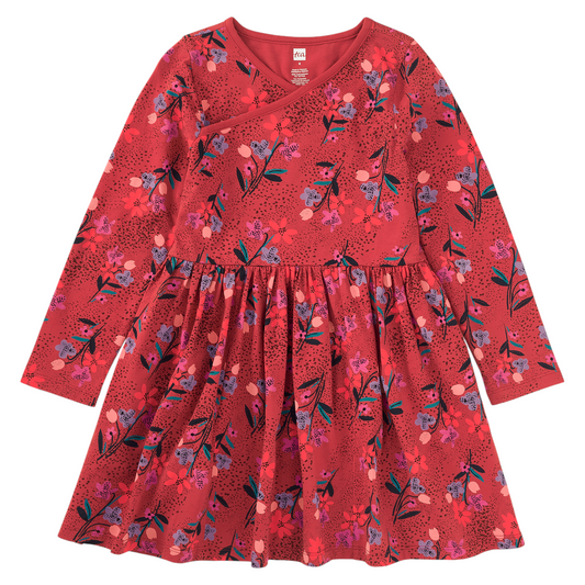 Tea Collection Wrap Neck Dress