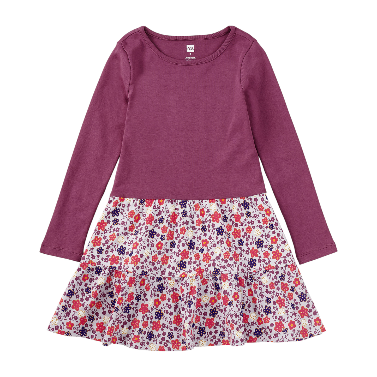 Tea Tiered Skirted Twirl Dress