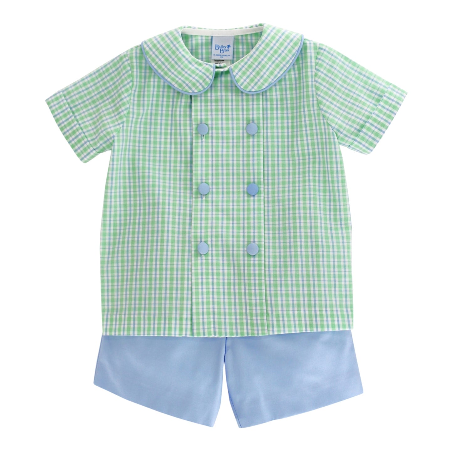 Bailey Boys Bridgewater Plaid Dressy Short Set