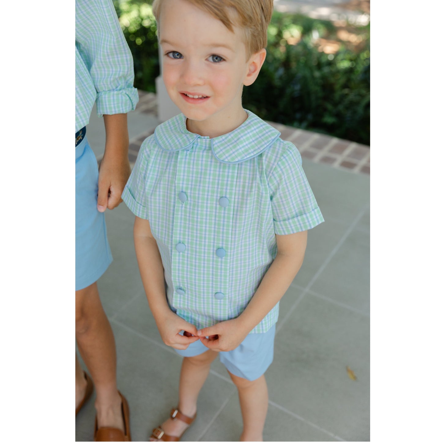 Bailey Boys Bridgewater Plaid Dressy Short Set