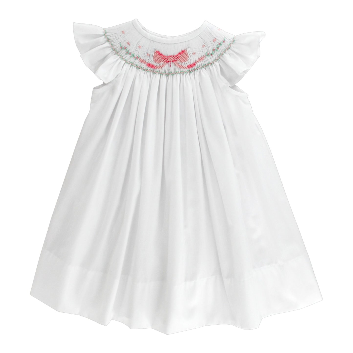 Bailey Boys Tied in a Bow Smocked Bishop Dress