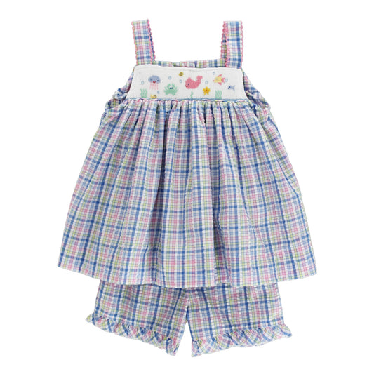 Bailey Boys Smocked Under The Sea Short Set