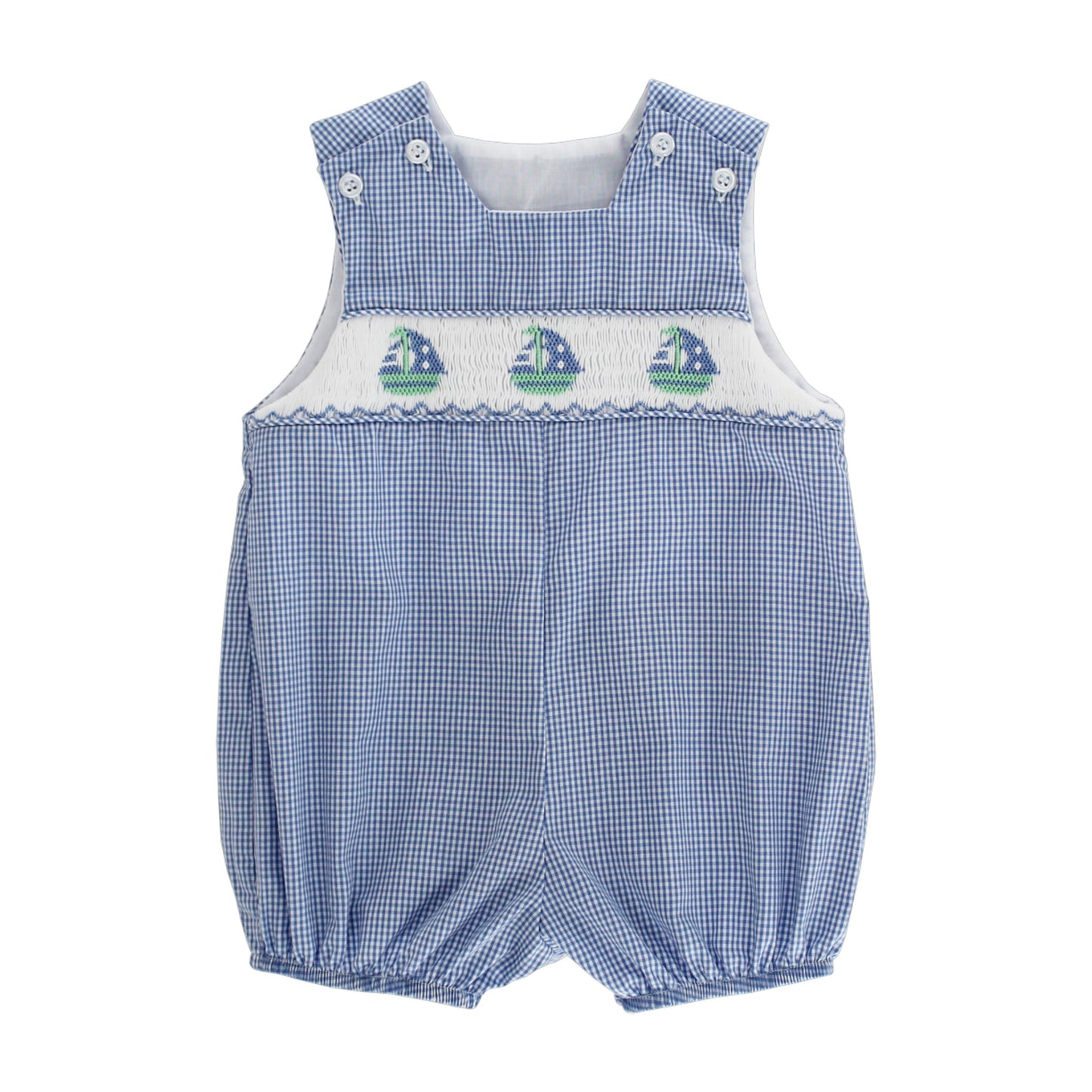 Bailey Boys Smocked Sailboat Bubble