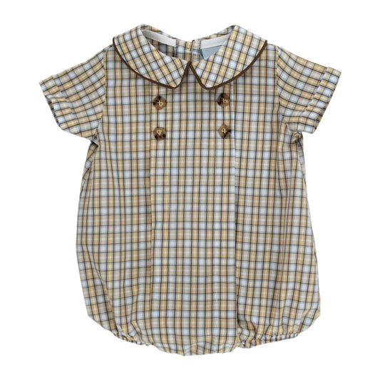 Bailey Boys Pecan Plaid with Bison Dressy Bubble